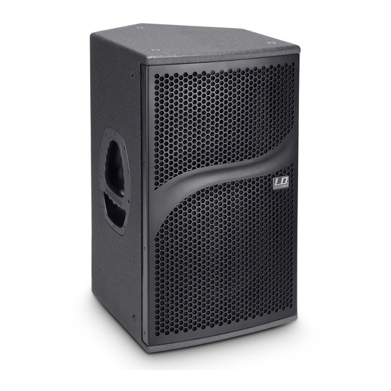 LD DDQ SERIES DDQ15 Active PA Speaker Manuals
