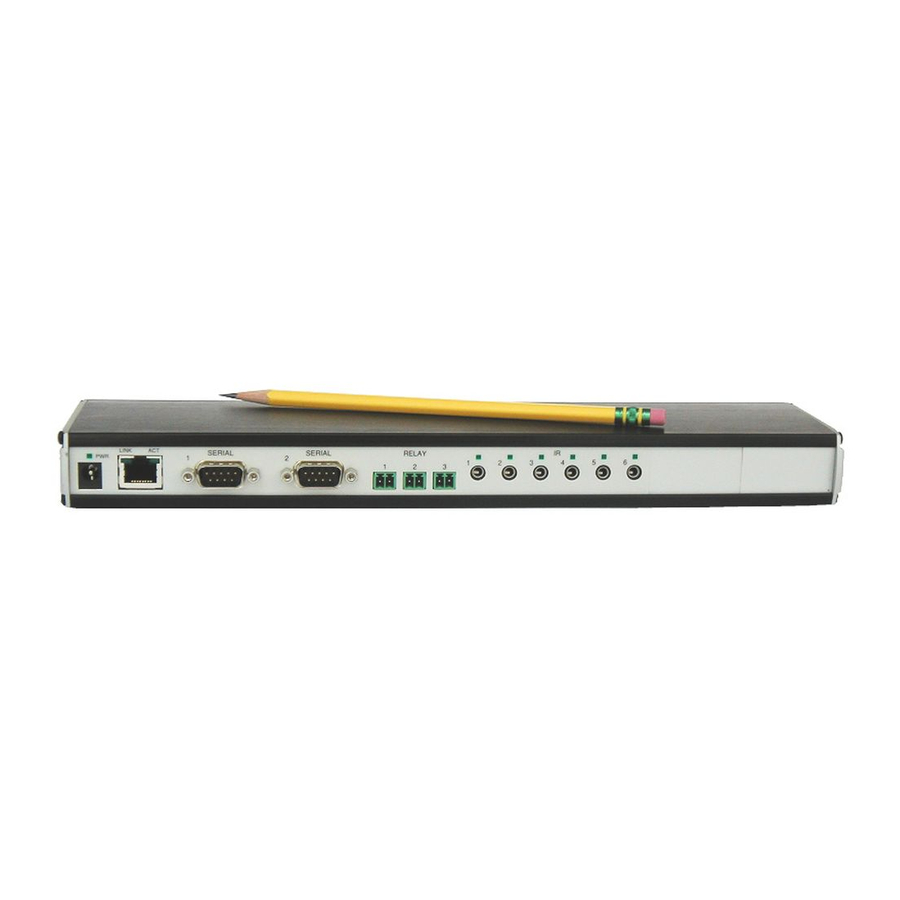 Global Cache GC-100-12 Quick Start Manual