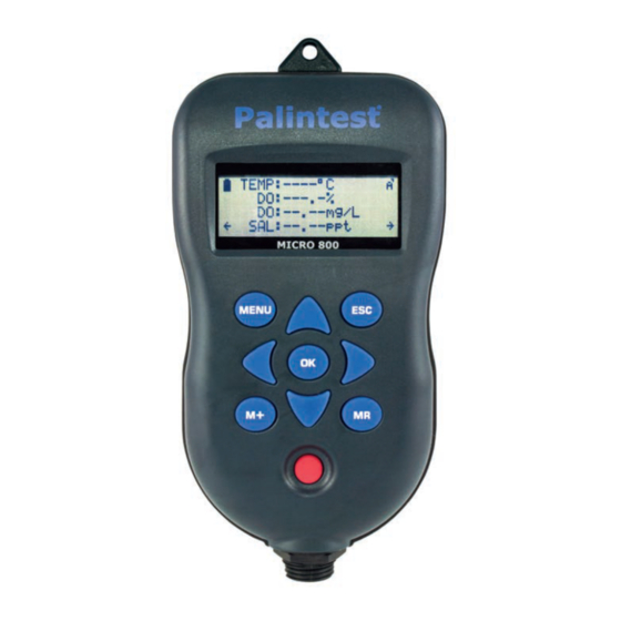 palintest Micro 800 Instruction Manual