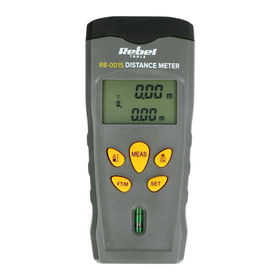 User Manuals: Rebel TOOLS MIE-RB-0015 Instruments