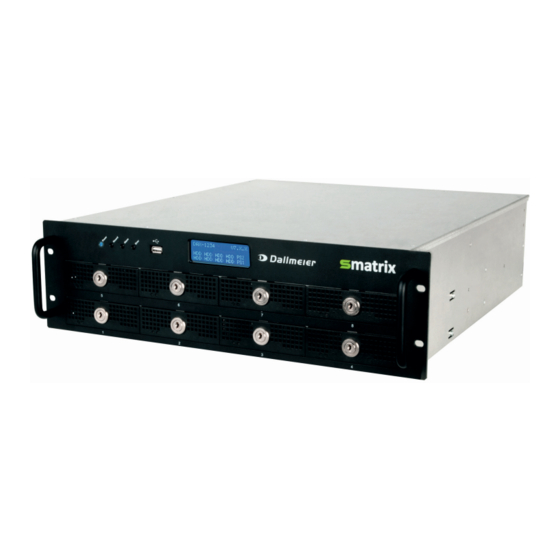 dallmeier SMatrix DMX 2400 Commissioning