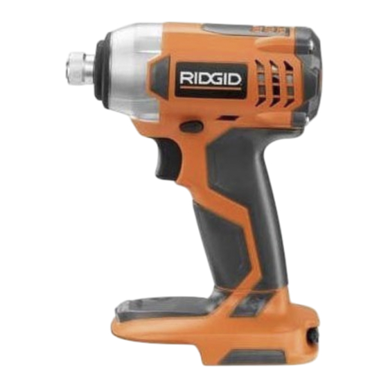 RIDGID R86030 Operator's Manual