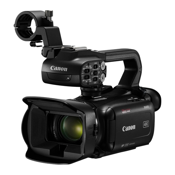 Canon XA60 Manuals