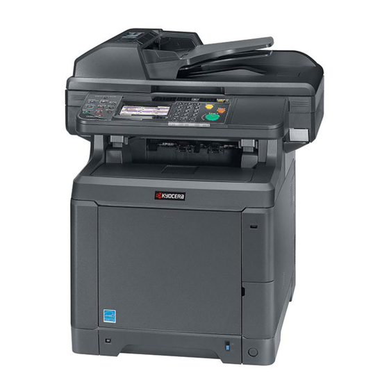 Kyocera TASKalfa 265ci Operation Manual