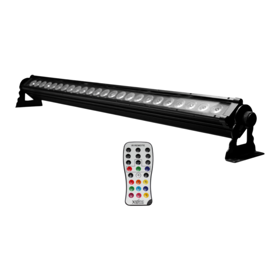 Xstatic Pro Lighting X-BTRI3W24 IRC User Manual