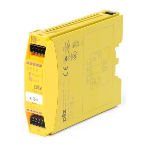 Pilz PNOZ mo3p Operating Manual