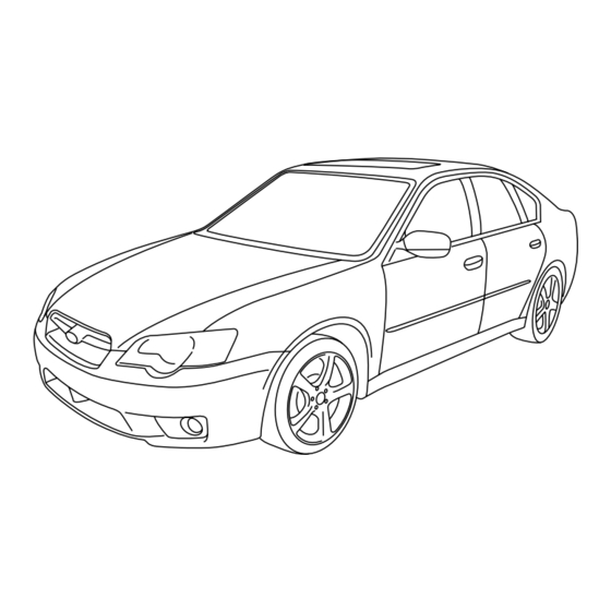 Subaru 2005 Legacy Owner's Manual