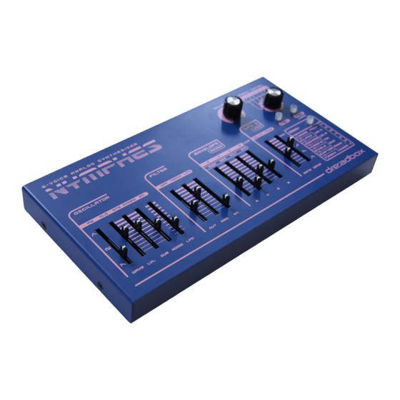 Dreadbox Nymphes Manuals | ManualsLib