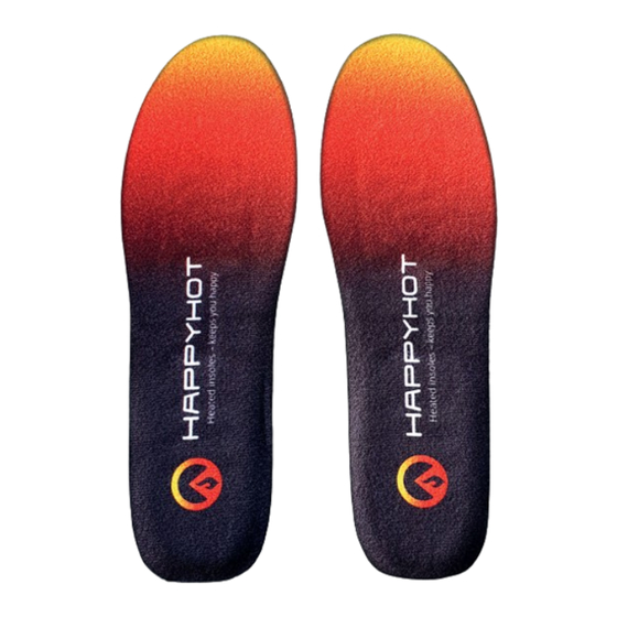 Happyhot Heated insoles User Manual