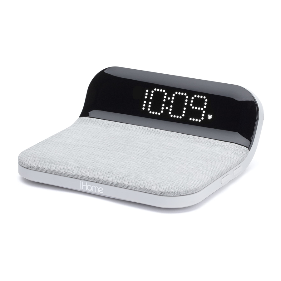 iHome POWERVALET iW18 - Clock with Dual Charging Manual
