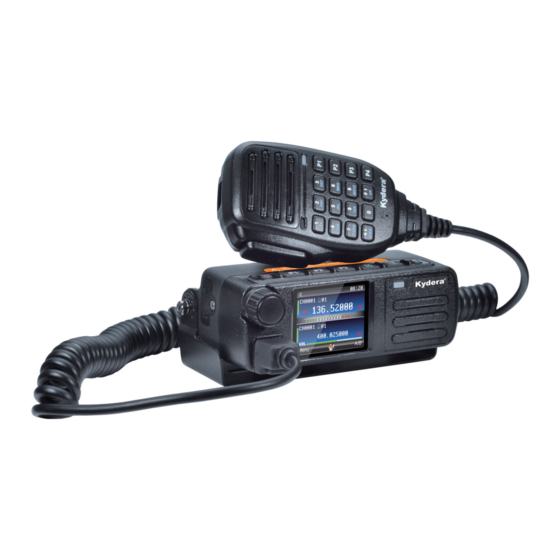 Kydera CDR-300UV Service Manual