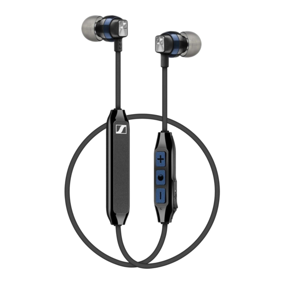 Sennheiser CX 6.00BT Instruction Manual