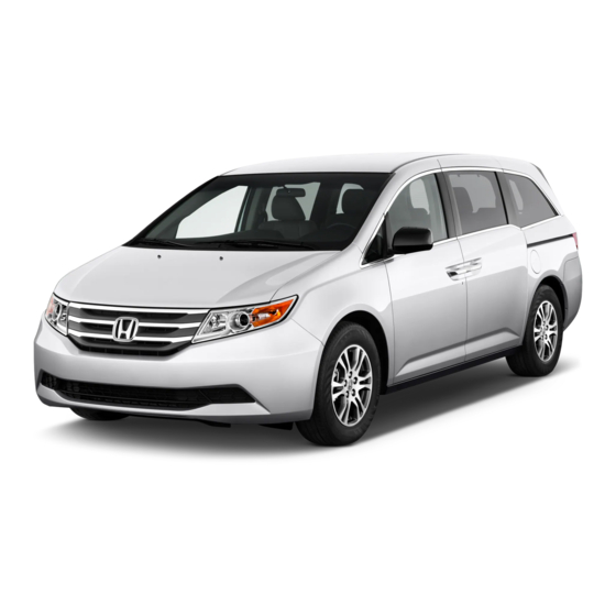 Honda Odyssey 2013 Technology Reference Manual