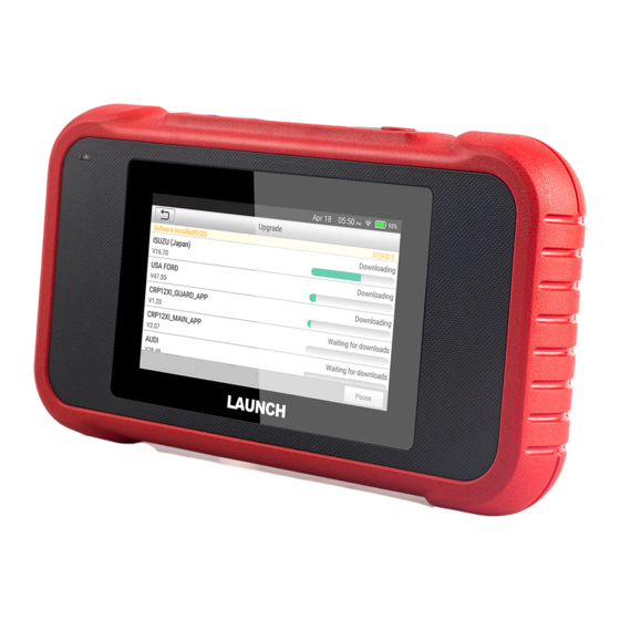 LAUNCH CREADER PROFESSIONAL 123E USER MANUAL Pdf Download ManualsLib
