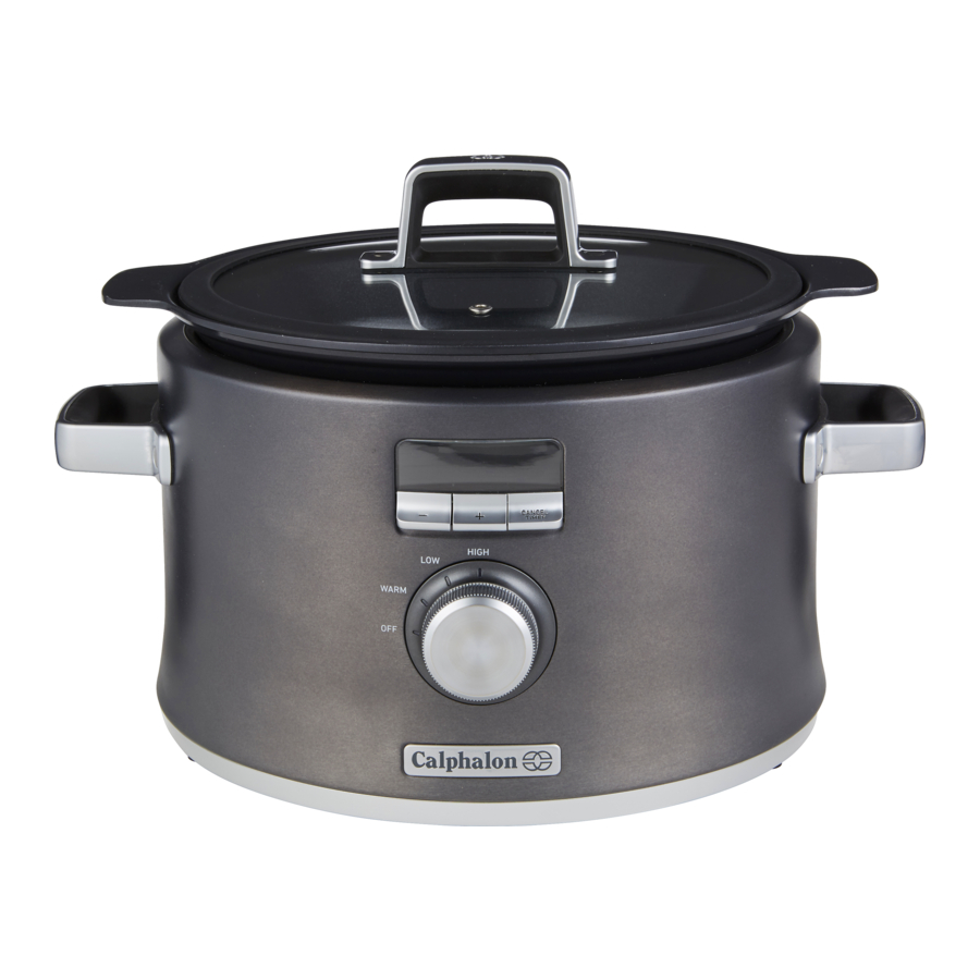 Calphalon SCCLD1 ELECTRICS DIGITAL SLOW COOKER MANUAL ManualsLib