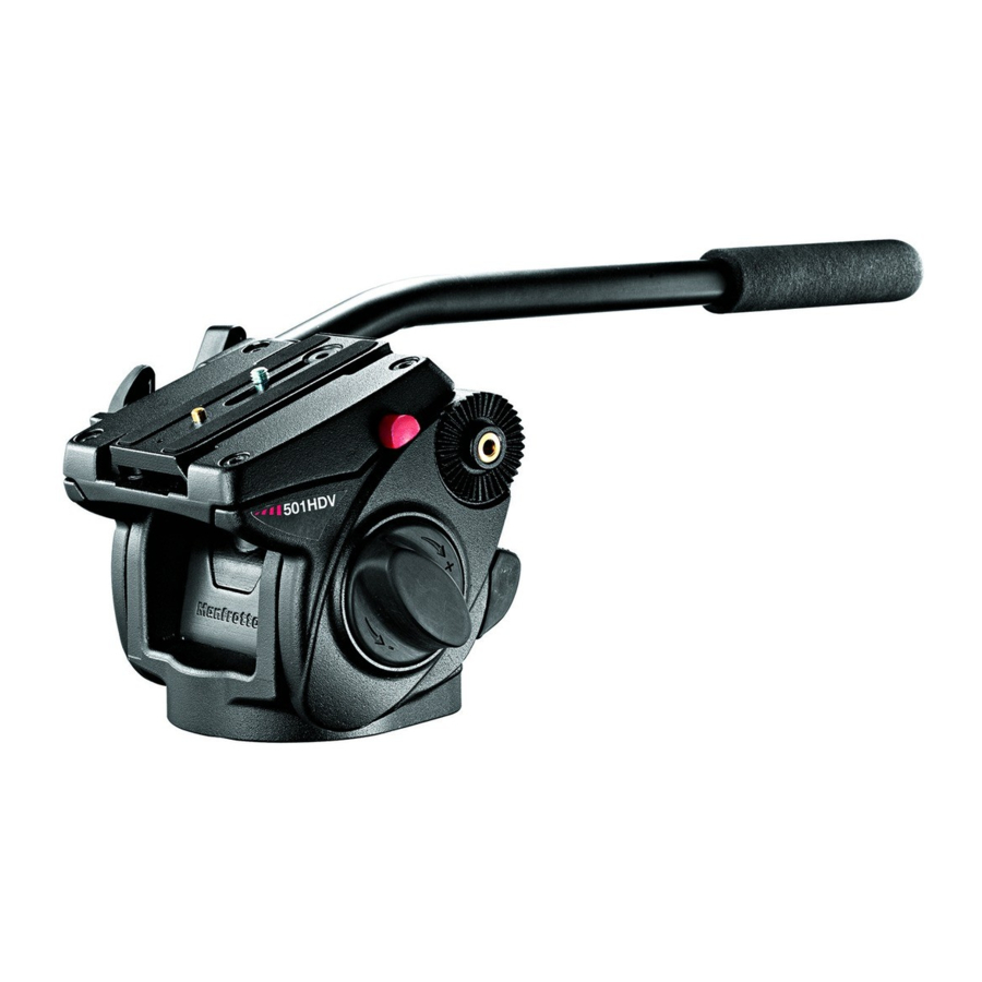 Manfrotto 501HDV Tripod Manual ManualsLib