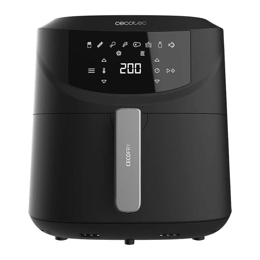 Cecotec CECOFRY ABSOLUTE 7600 7.6 L Digital Air Fryer Manual