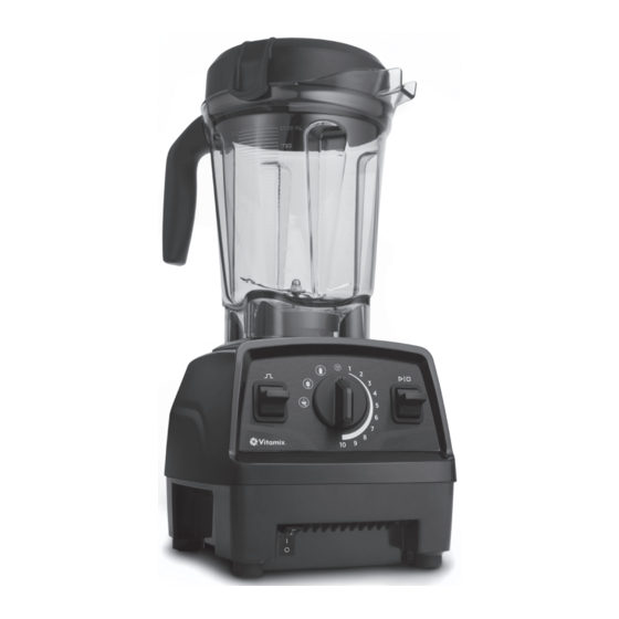 Vitamix E520 Performance Blender Explorian Series Manual ManualsLib