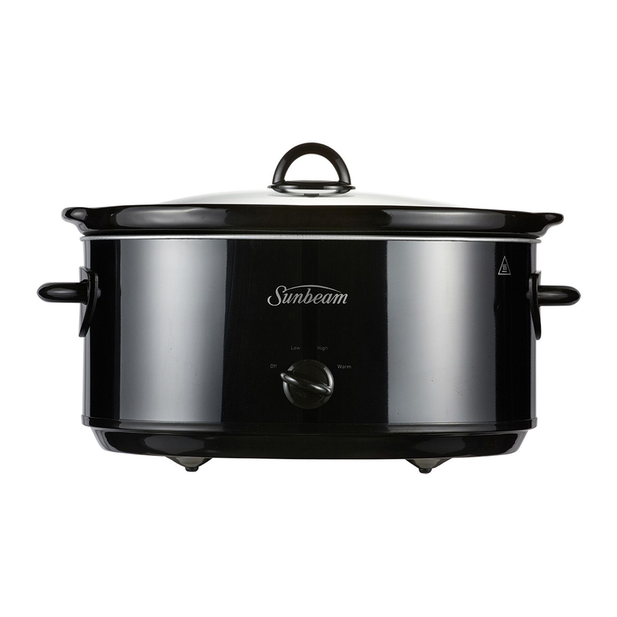 Sunbeam SecretChef HP5530 Slow Cooker 7.5L Manual ManualsLib