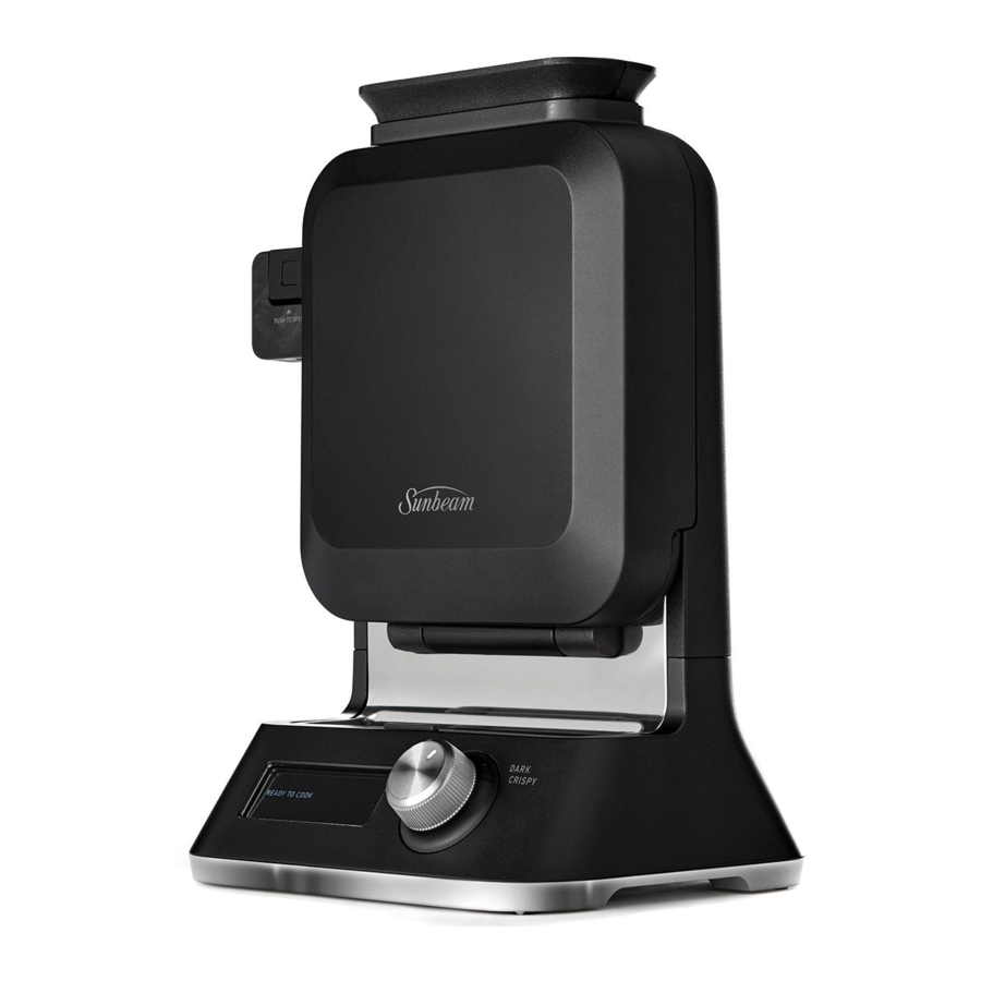 Sunbeam WAM5000BK Shade Select Vertical Waffle Maker Manual ManualsLib