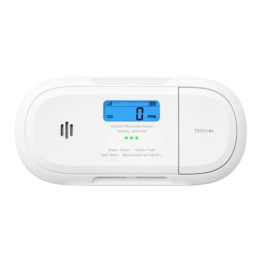 XSense XC04WX WiFi Carbon Monoxide Alarm Manual ManualsLib