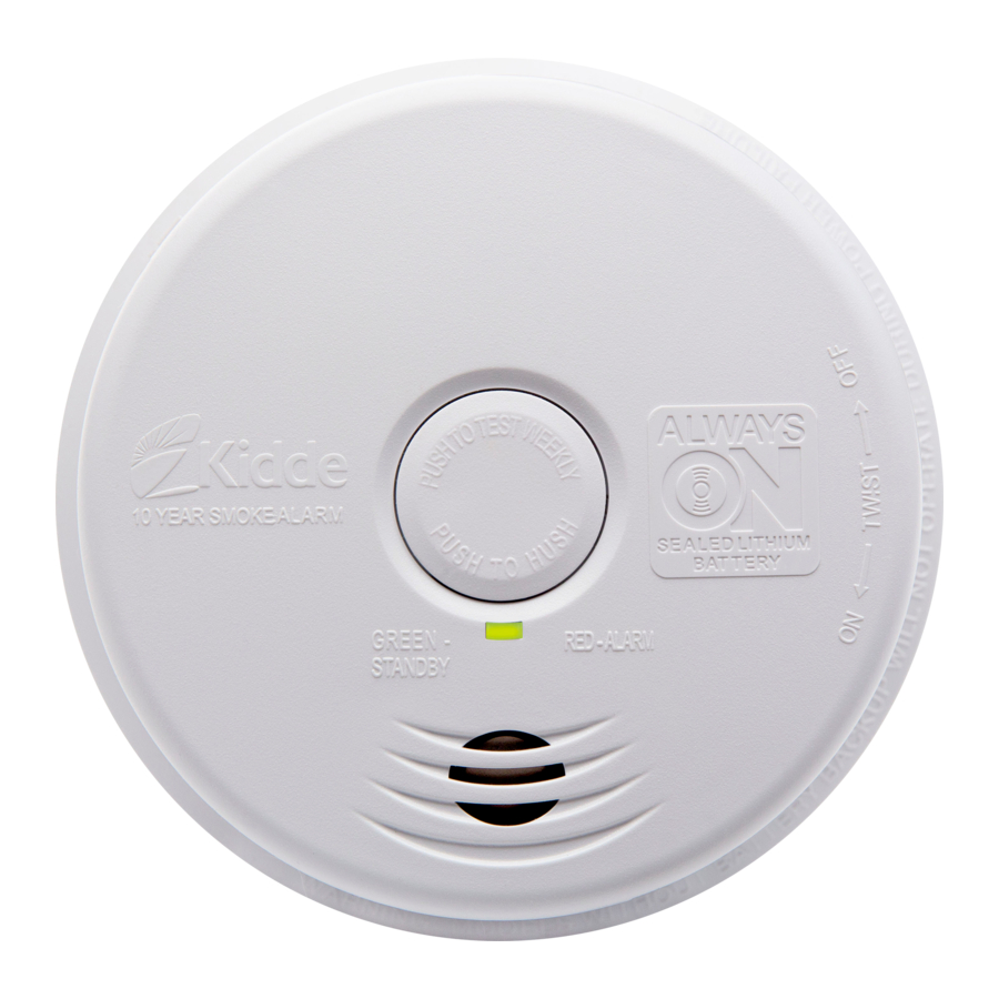 Kidde i12010S Ionization Smoke Alarm Manual ManualsLib