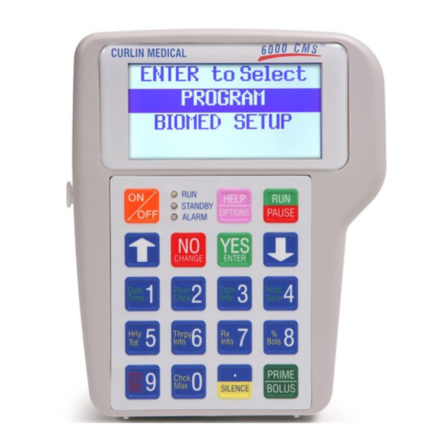 Moog Curlin 6000 Series Ambulatory Infusion Pump Manual ManualsLib