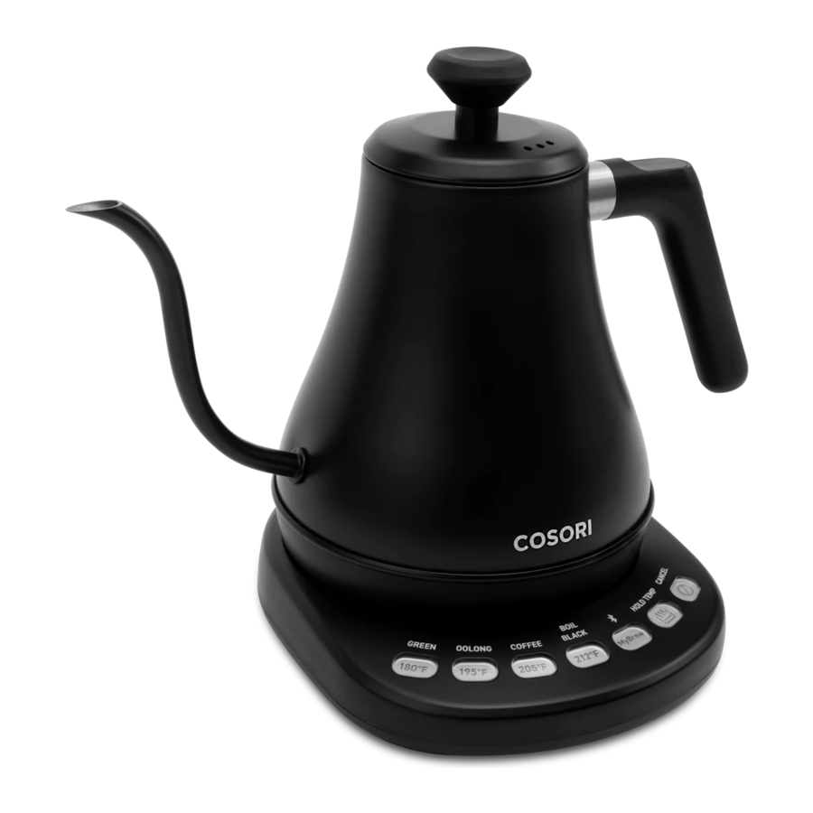 COSORI CS108NK Smart Electric Gooseneck Kettle Manual ManualsLib