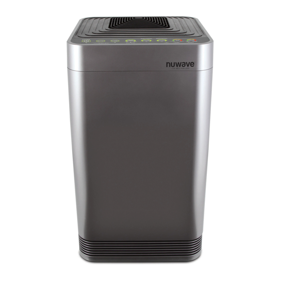 Nuwave Oxypure Smart Air Purifier Manual Manualslib