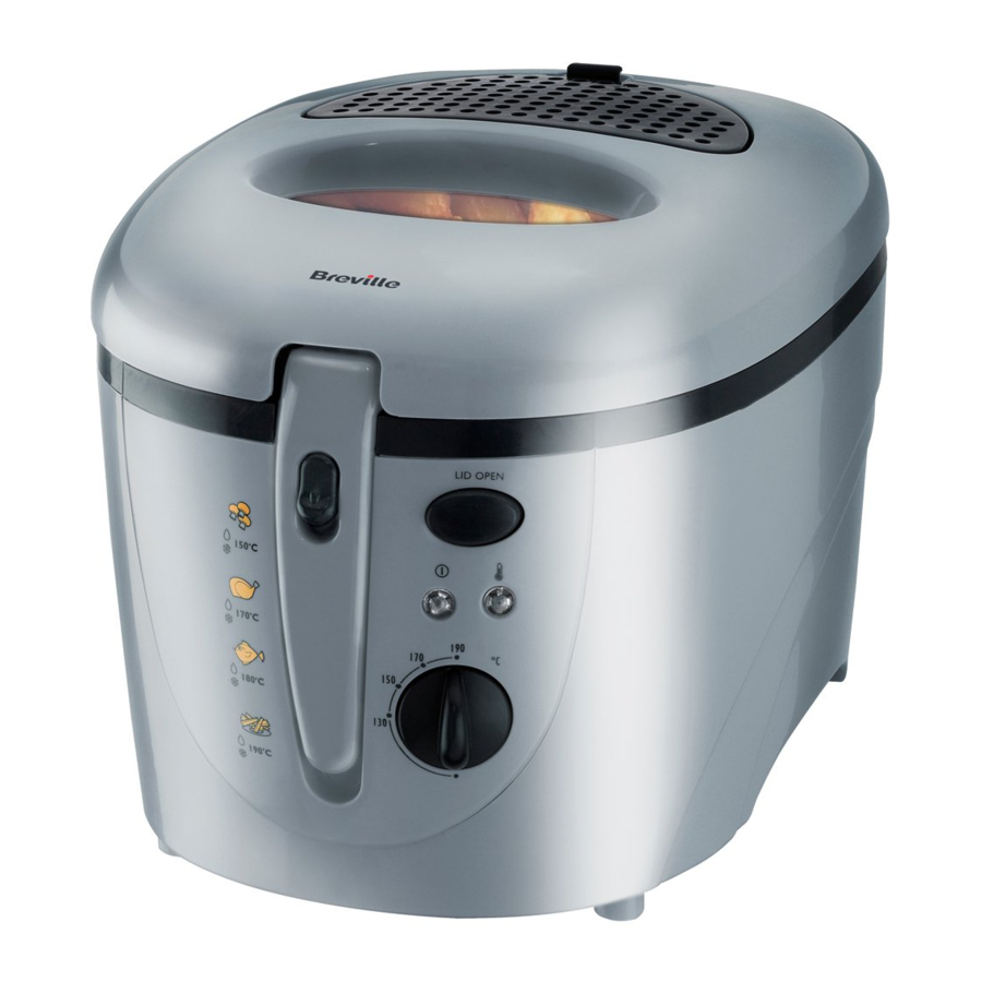 Breville VDF054 Compact Deep Fryer Manual ManualsLib