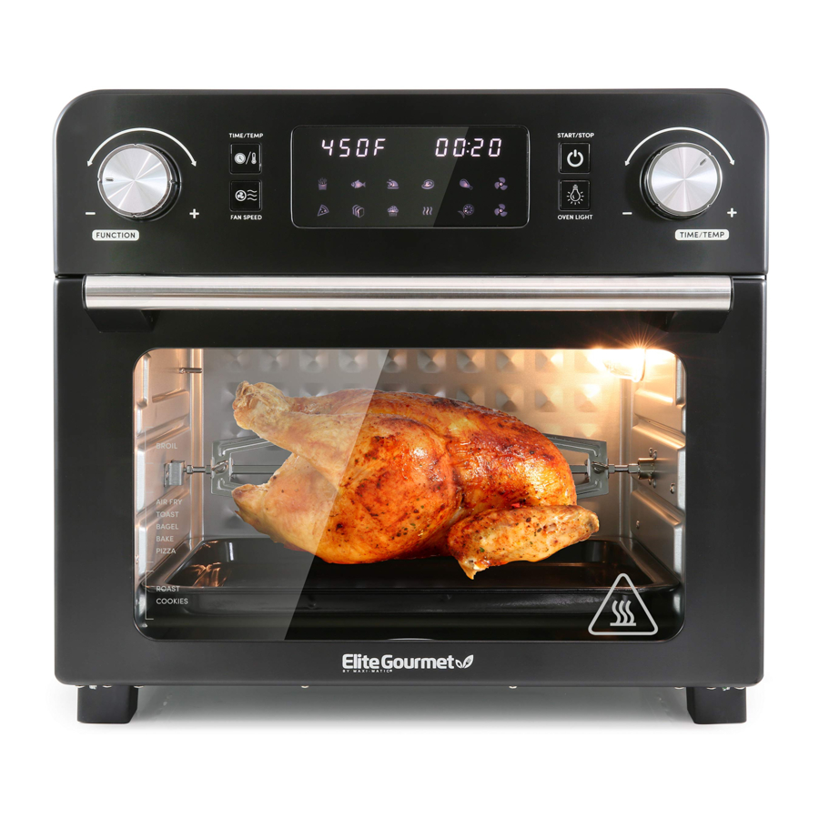 Elite Gourmet EAF9310 - 30QT. Digital Air Fryer Oven Manual | ManualsLib