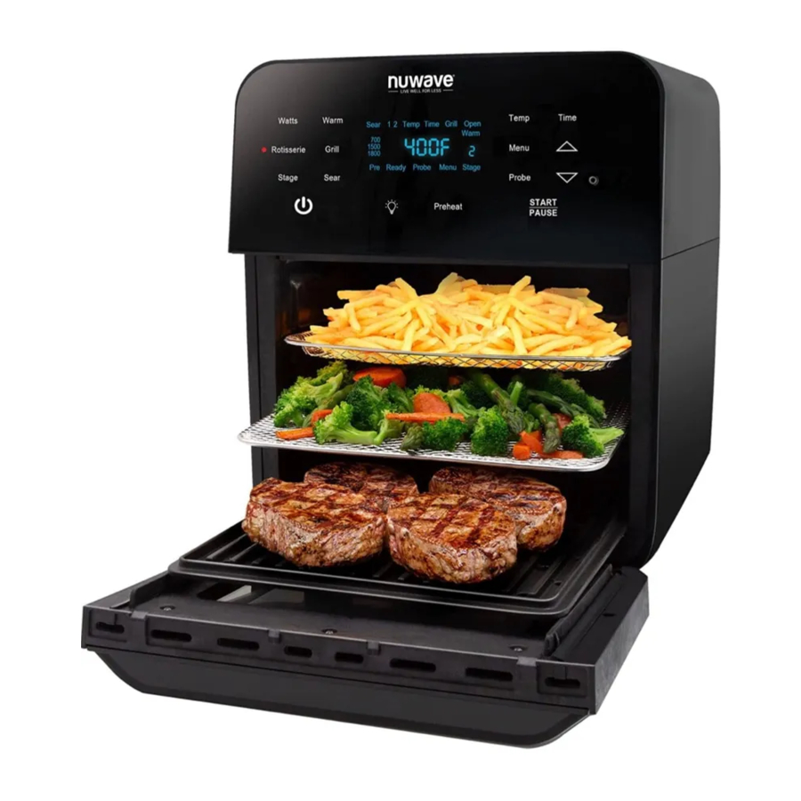 NuWave Brio 15.5Q, 38020, 38021 Digital Air Fryer Manual ManualsLib