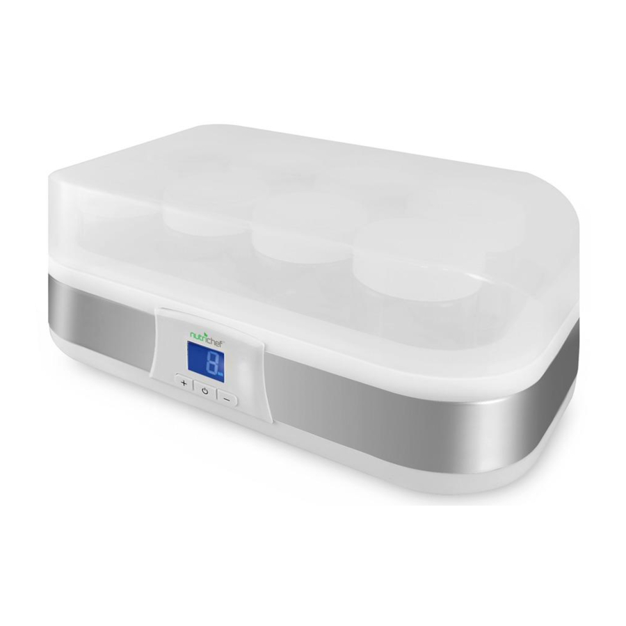 NutriChief PKYM80 Digital Yogurt Maker Manual ManualsLib