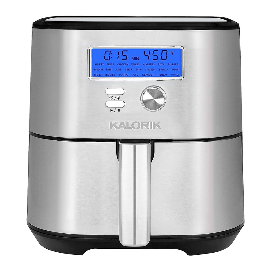 Kalorik MAXX Plus FT 50928 OW Air Fryer Manual ManualsLib