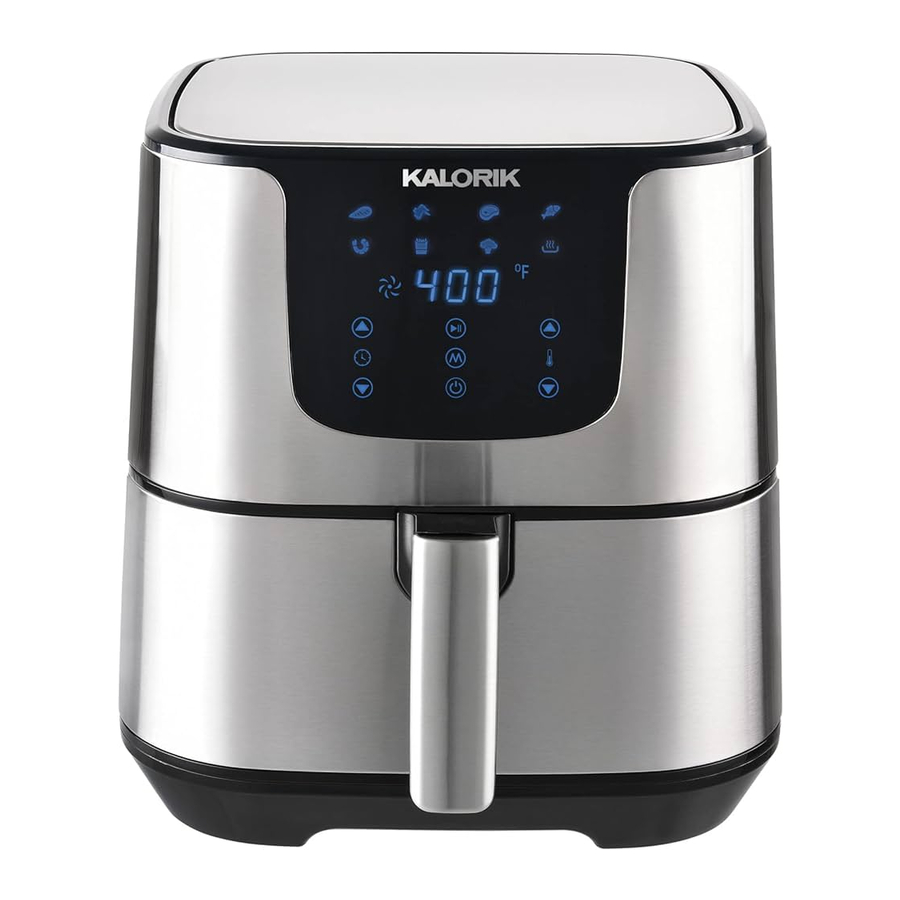 Kalorik FT 51050 SS, FT 50942 SS - Air Fryer Pro Manual | ManualsLib