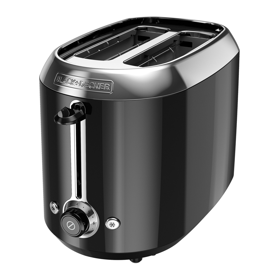 Black & Decker TR1300BD 2Slice Toaster Manual ManualsLib