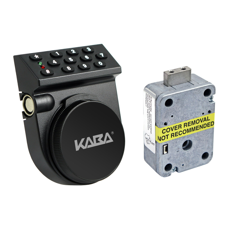 Kaba Mas Auditcon 252V / 552V / 52V 2 Series Locks Installation