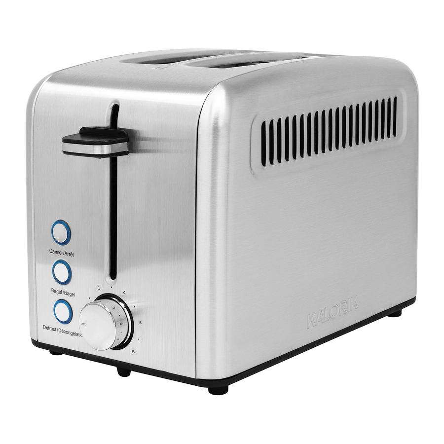 Kalorik TO 45356 - Rapid Toaster Manual | ManualsLib