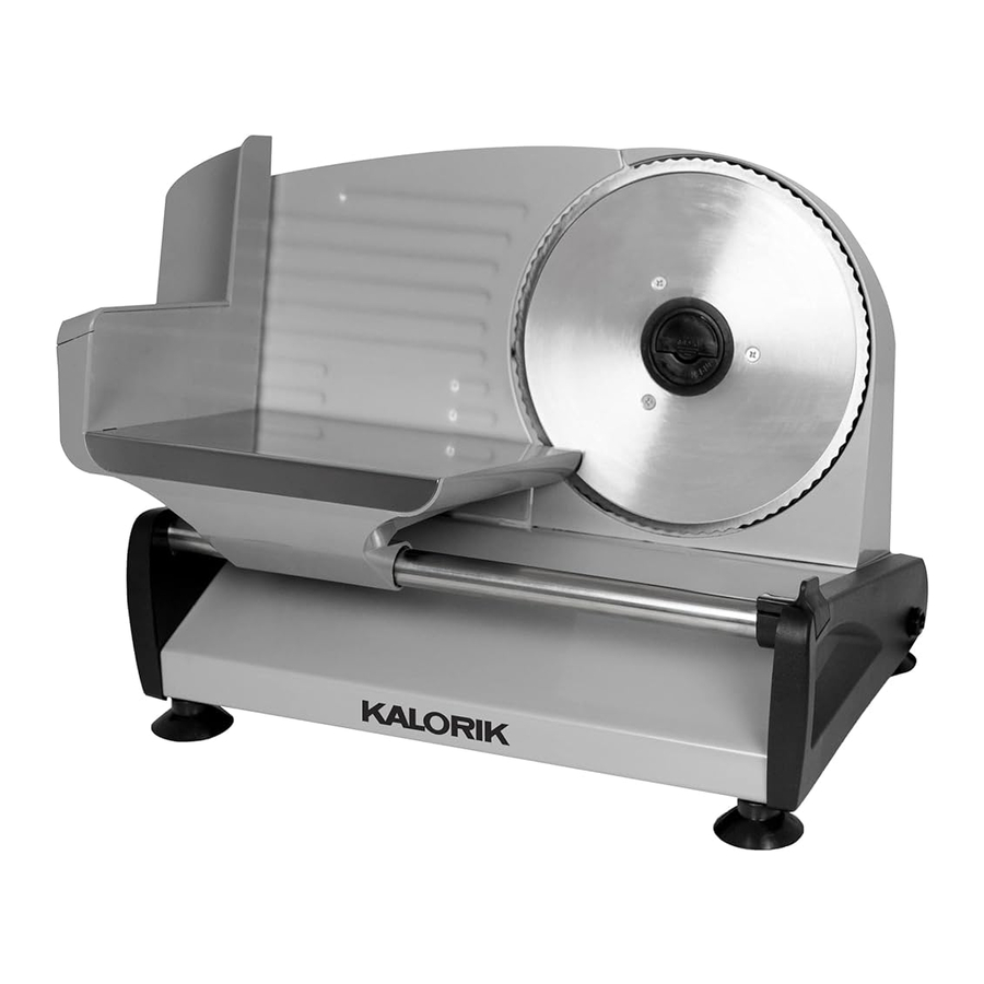 Kalorik AS 45493 - Food Slicer Manual | ManualsLib