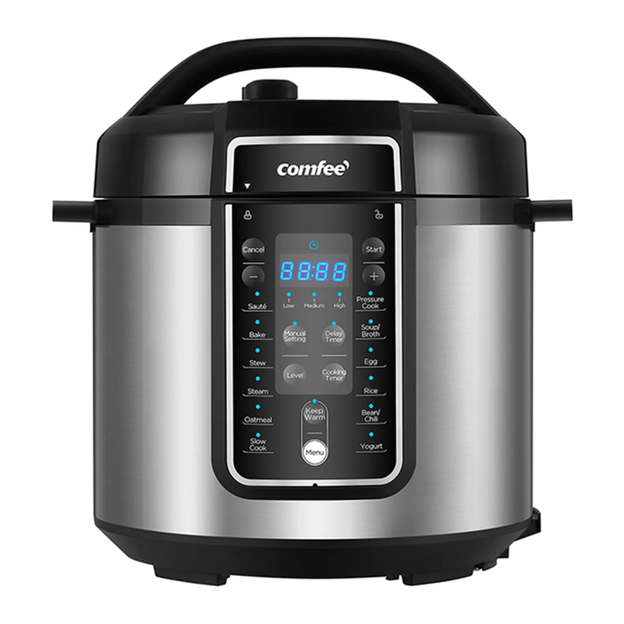 Comfee CPC60D7ASB 6 Qt Electric Pressure Cooker Manual ManualsLib