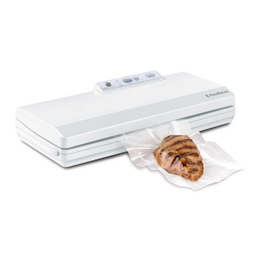 FoodSaver V2020/V2040/V2050/V2060 Vacuum Sealer Qiuck Start Guide