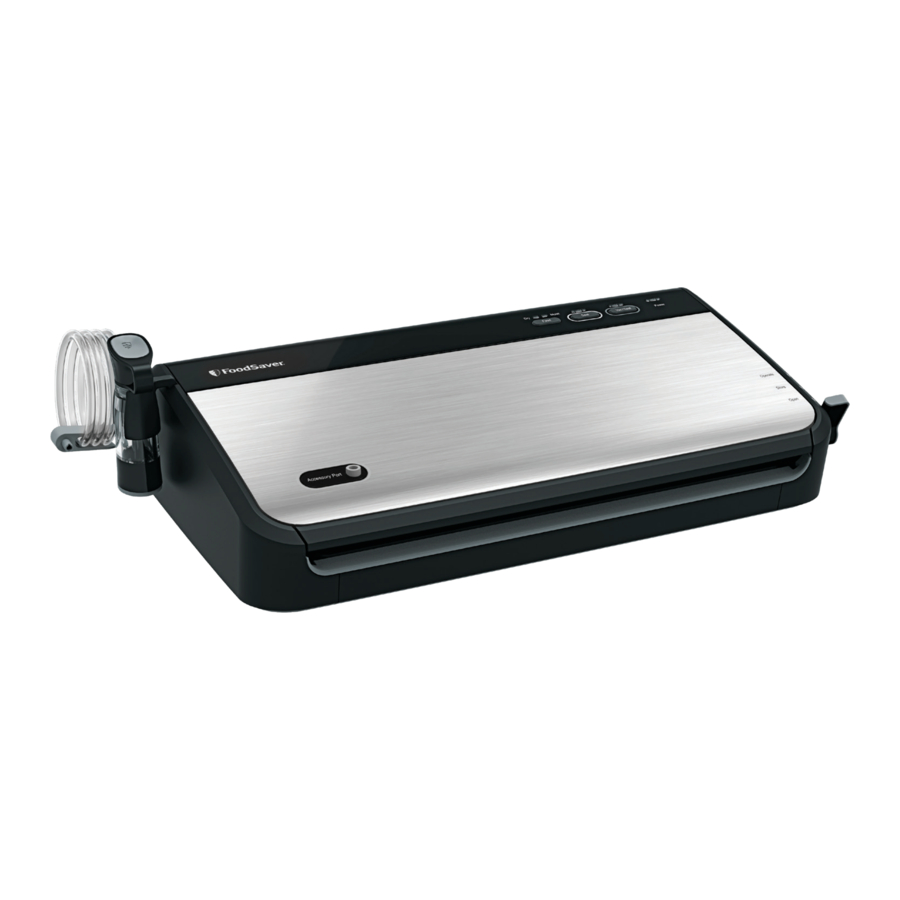 FoodSaver FM2400 Series - Vacuum Sealer Manual | ManualsLib