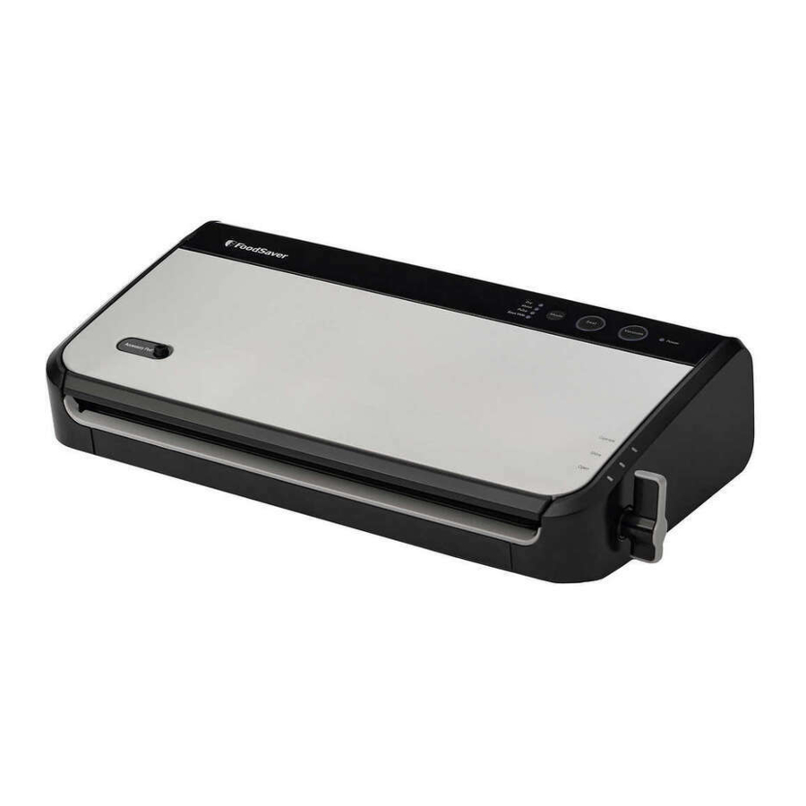 FoodSaver FM2900 - Vacuum Sealer Manual | ManualsLib