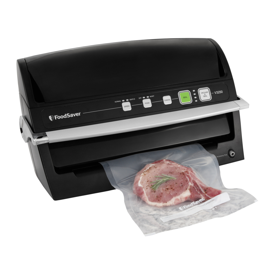 FoodSaver V3200 Series - Vacuum Sealer Manual | ManualsLib