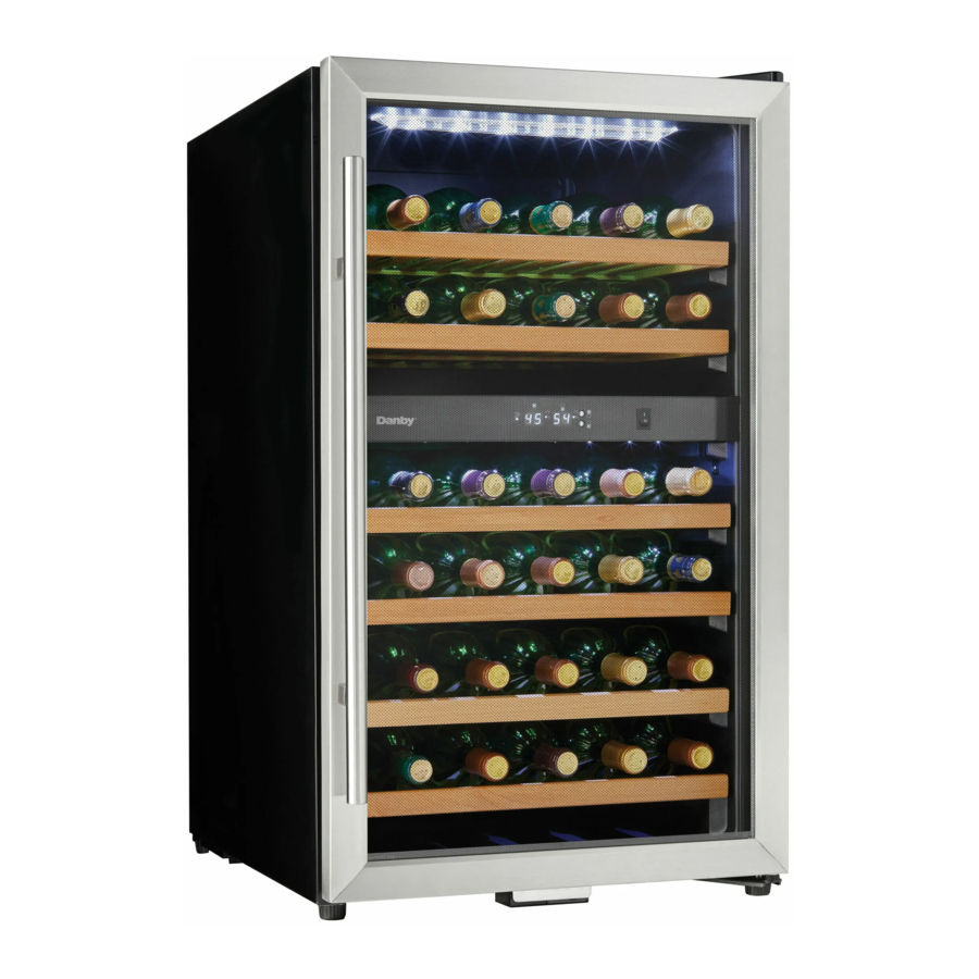 Danby DWC040D2BSSDB 38 Bottle FreeStanding Wine Cooler Manual