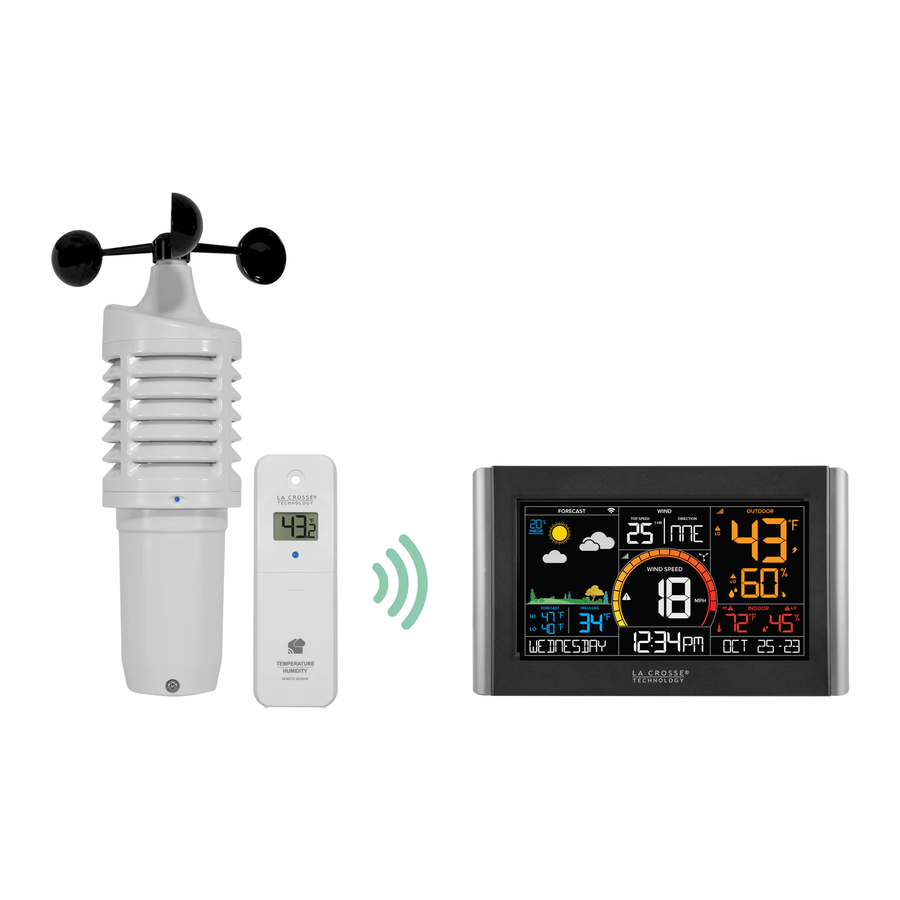 La Crosse V21v4 - Wireless Remote Monitoring Wind Station Quick Start ...