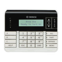 Bosch B920 Two Line Alphanumeric Keypad Installation Manual