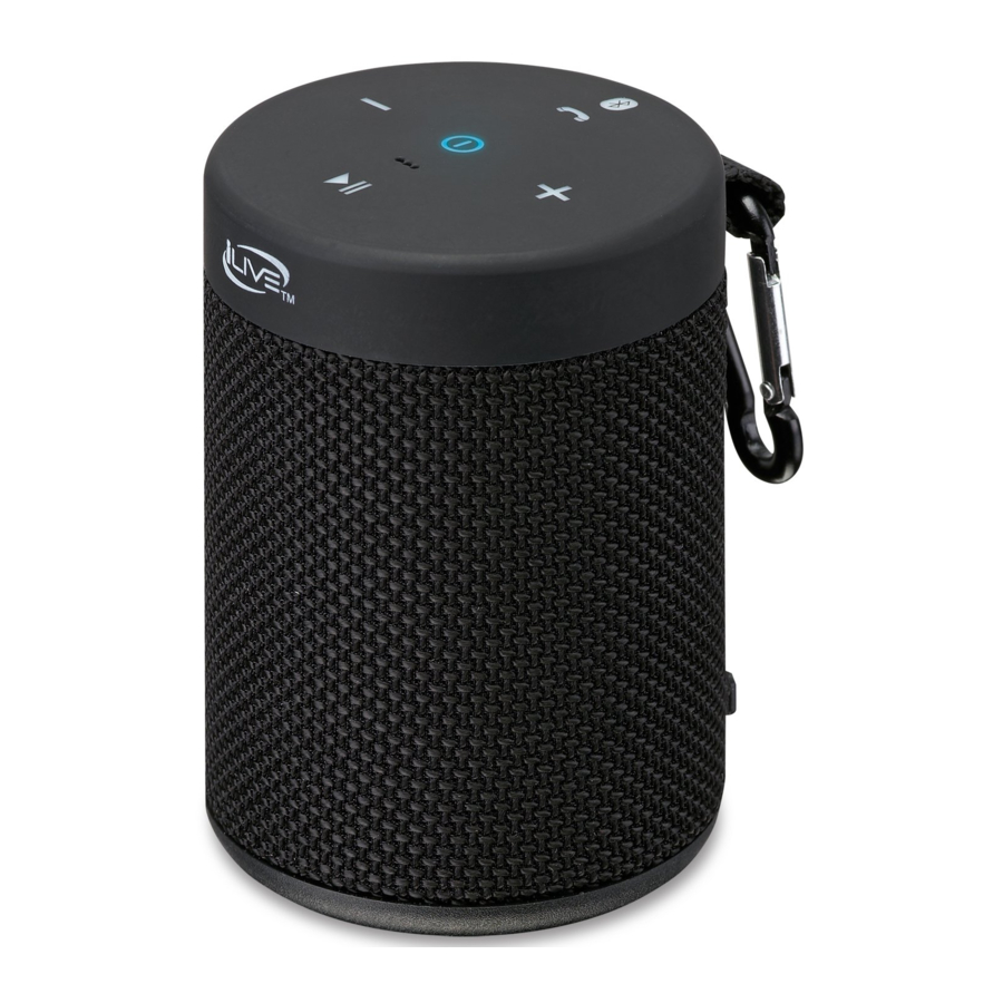 ILive ISBW108 - Waterproof Wireless Speaker Manual | ManualsLib