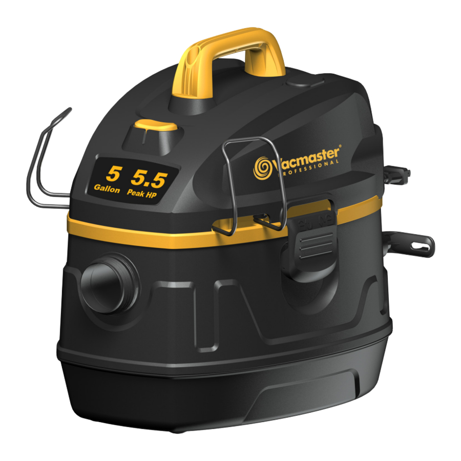 Vacmaster VFB511B 0201 Wet/Dry Vacuum 5 Gallon Manual ManualsLib