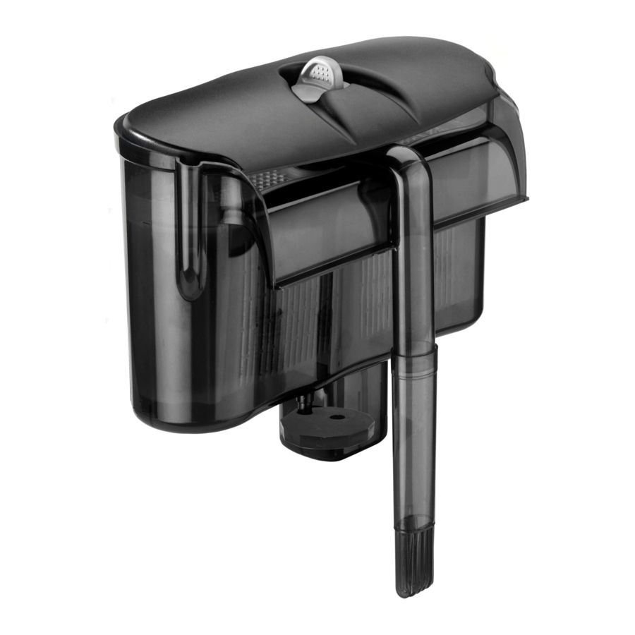 Aquael VERSAMAX - Overflow and Aquarium Filter Manual | ManualsLib